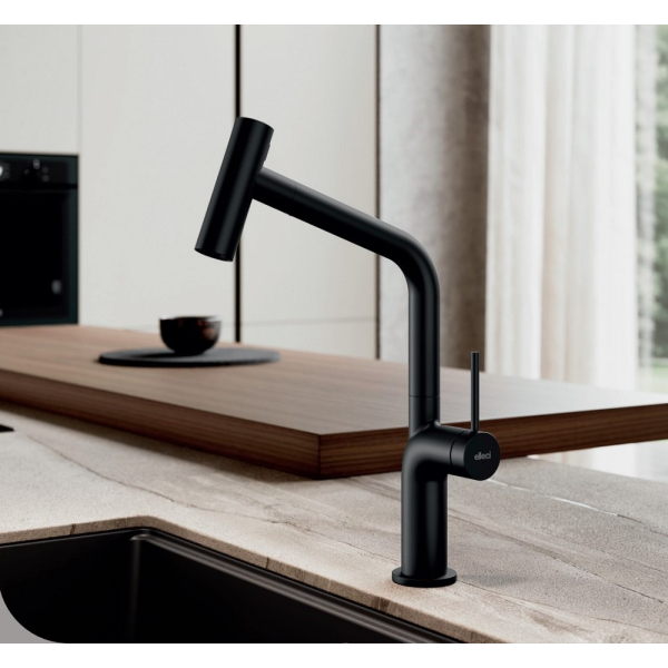 Змішувач ELLECI Loch black 86