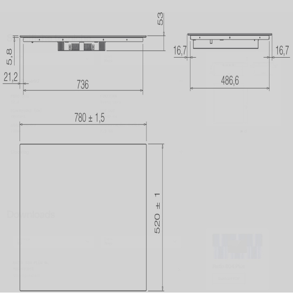 Elica RATIO 804 PLUS BL