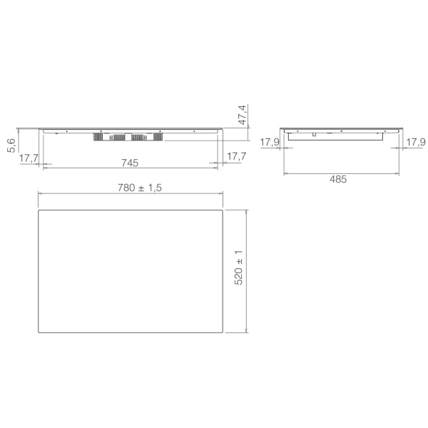 Elica RATIO 804 PLUS CONNECT BL