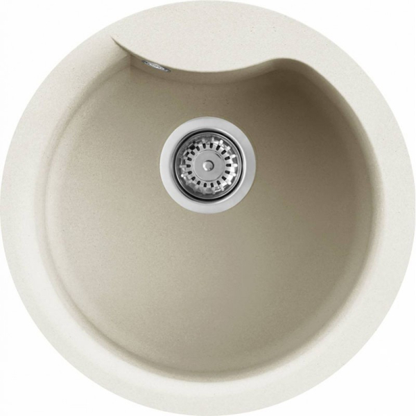 Мийка ELLECI EGO ROUND BIANCO ANTICO 62
