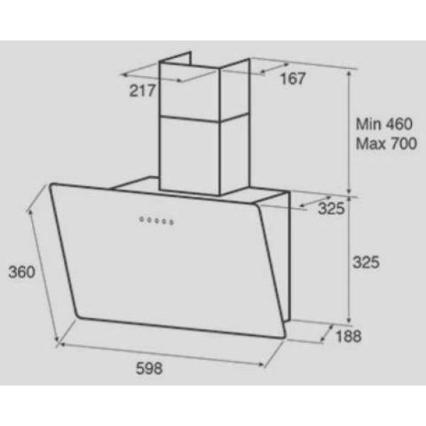 ELICA SHADE BL/A/60