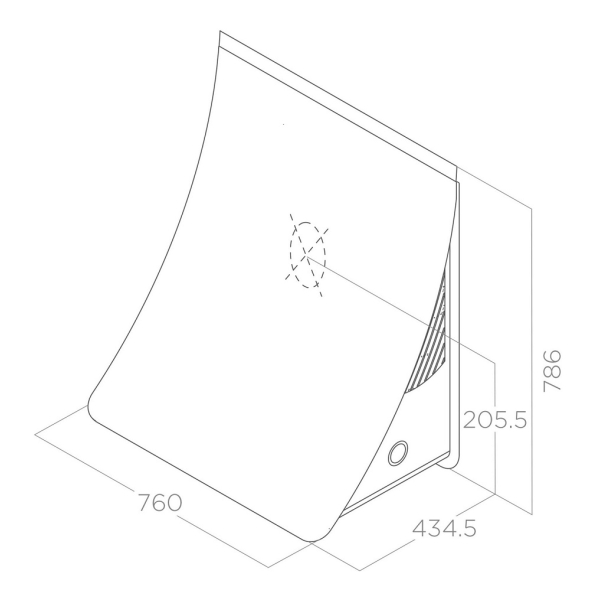 ELICA NUAGE DRYWALL/F/75