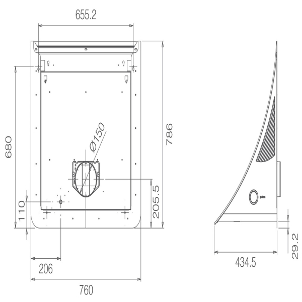 ELICA NUAGE DRYWALL/F/75
