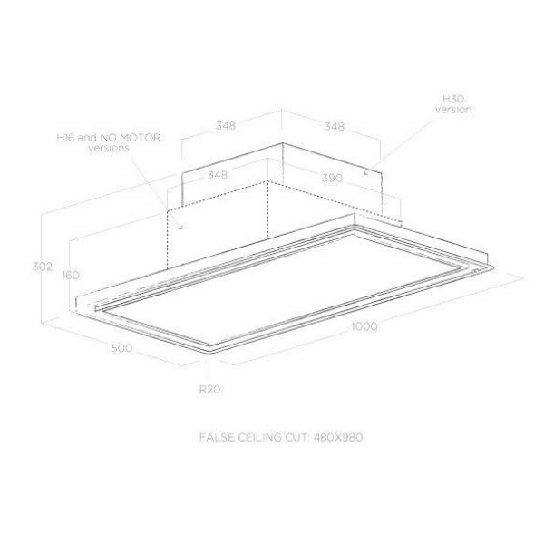 ELICA SKYDOME H16 A/100