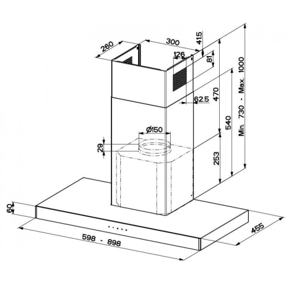 FABER Stilo Glass Smart X/V A60