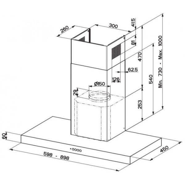 FABER Stilo Comfort Bk Matt A90