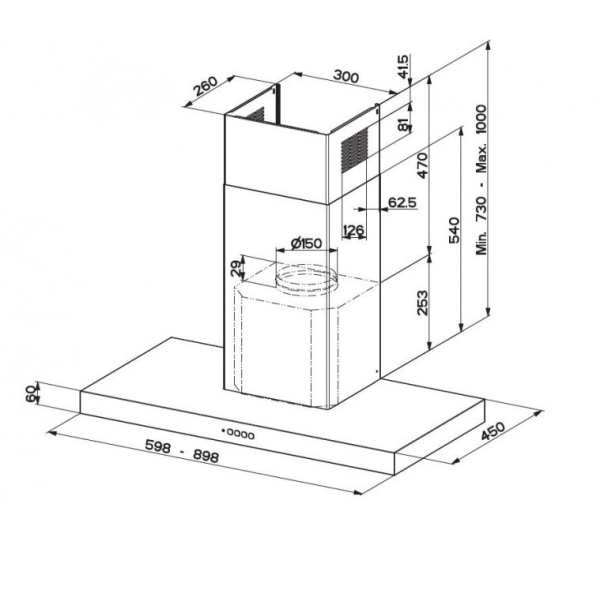 FABER Stilo Comfort Bk Matt A60