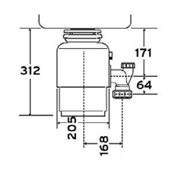 Подрібнювач харчових відходів IN-SINK-ERATOR MODEL EVOLUTION 150