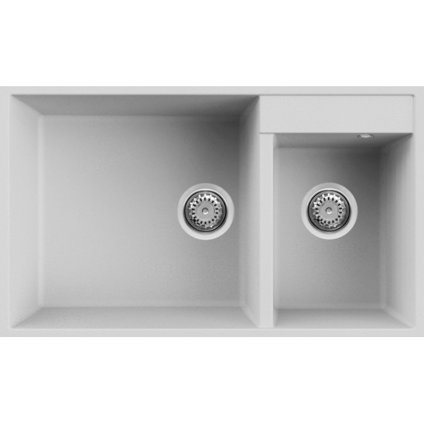 Мийка ELLECI Q 440 UNDER TOP BIANCO TITANO 68