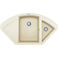 Мийка ELLECI EASY CORNER BIANCO ANTICO 62