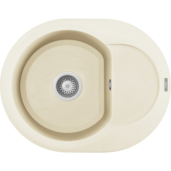 Мийка ELLECI EASY ROUND BIANCO ANTICO 62