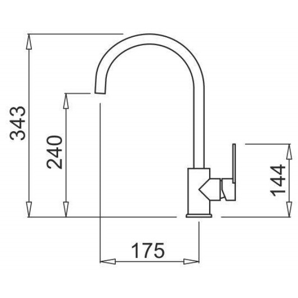 Змішувач ELLECI ART TITANIUM 73