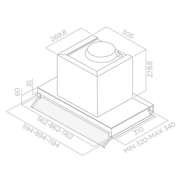 ELICA BOX IN PLUS IXGL/A/60