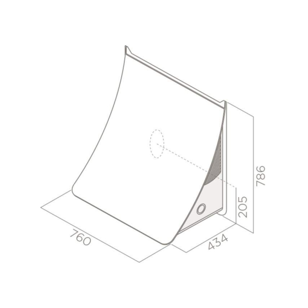 ELICA NUAGE PAINTABLE/F/75